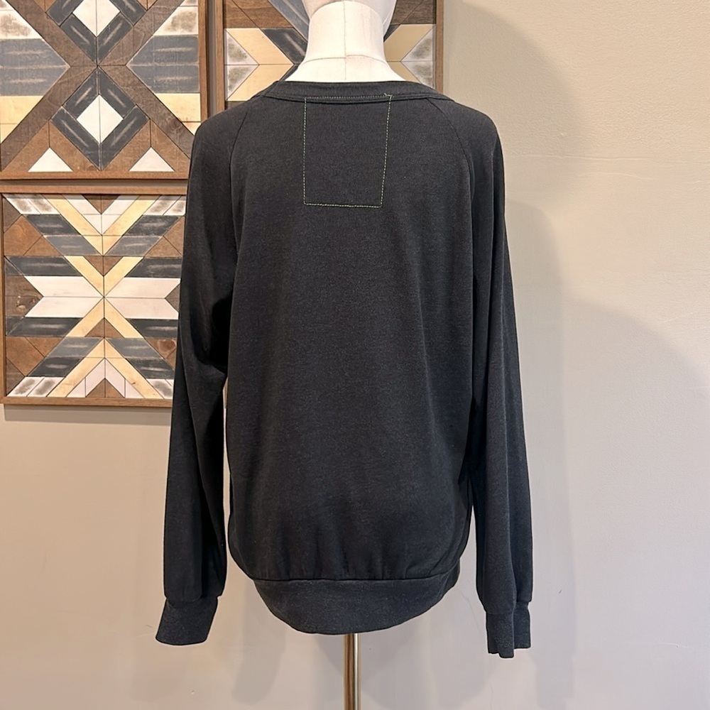 Aviator Nation Crew Neck Rock And Roll Sweatshirt XS - Picture 5 of 10